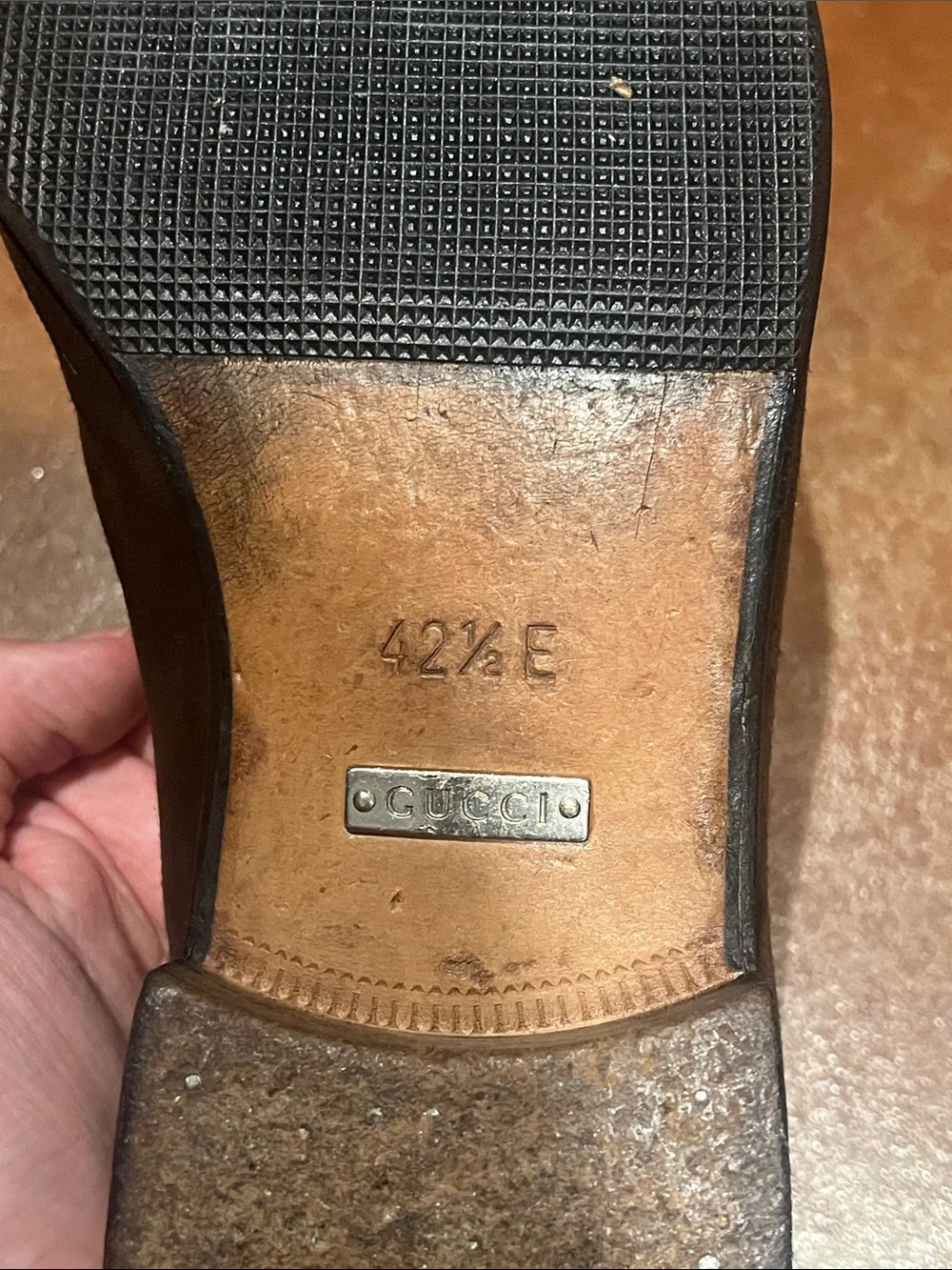 Gucci Brown Suede Horsebit Loafers